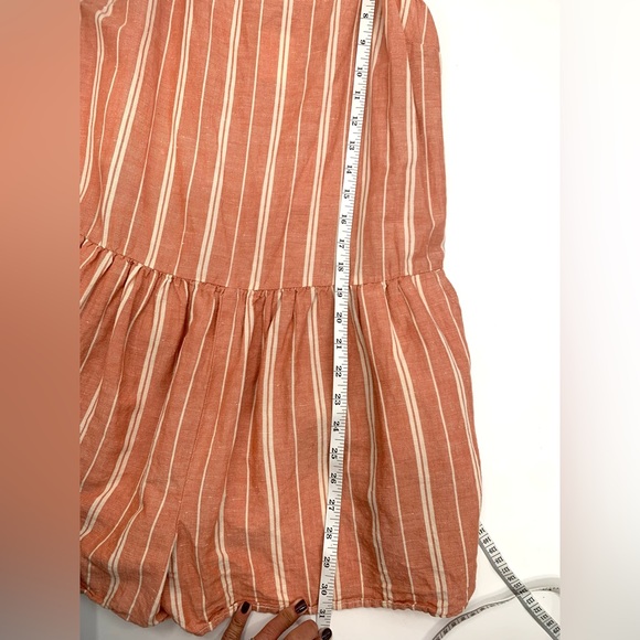 $69.50 LEVI'S WOMENS BRICK STRIPED RORI ROMPER SIZE SMALL - Picture 4 of 6